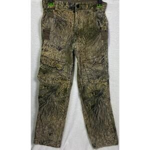 Magellan Youth Large 28x27 Cargo Mossy Oak Branch Camouflage Pants Hunting Hunt
